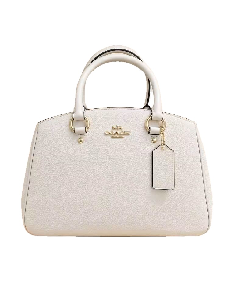 Coach Mini Satchel - Chalk White Leather