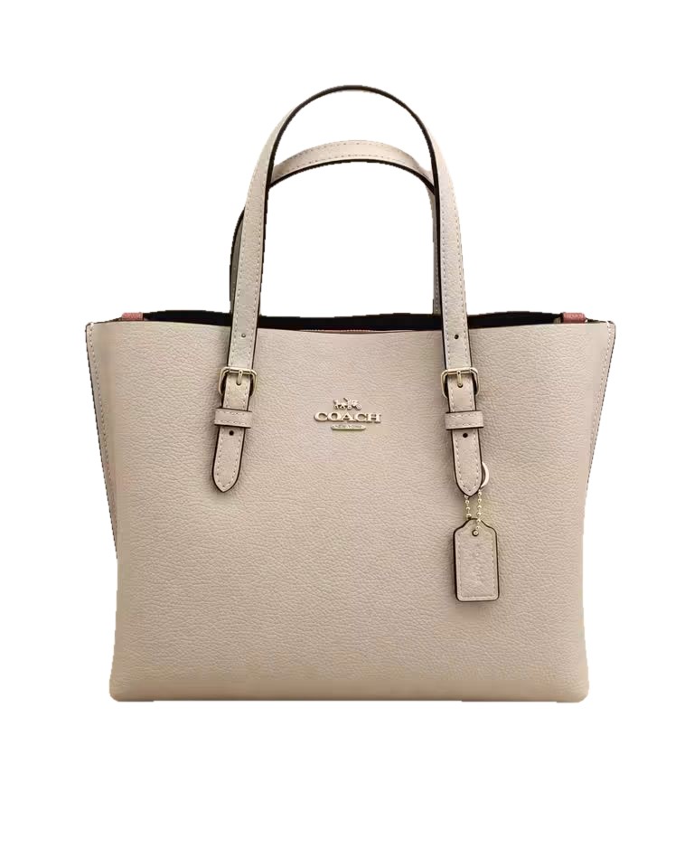Coach Tote - Light Grey Leather